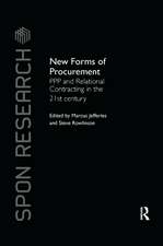 New Forms of Procurement: PPP and Relational Contracting in the 21st Century