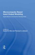 Microcomputer Based Input-output Modeling: Applications to Economic Development