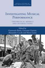 Investigating Musical Performance: Theoretical Models and Intersections