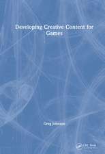 Developing Creative Content for Games