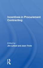 Incentives In Procurement Contracting