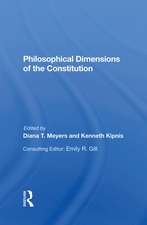 Philosophical Dimensions Of The Constitution