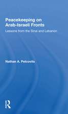 Peacekeeping On Arabisraeli Fronts: Lessons From The Sinai And Lebanon