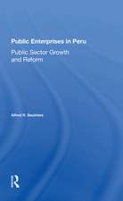 Public Enterprises In Peru: Public Sector Growth And Reform