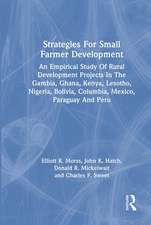 Strategies For Small Farmer Development: An Empirical Study Of Rural Development Projects In The Gambia, Ghana, Kenya, Lesotho, Nigeria, Bolivia, Columbia, Mexico, Paraguay And Peru