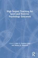 High Impact Teaching for Sport and Exercise Psychology Educators