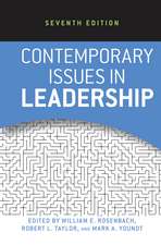 Contemporary Issues in Leadership