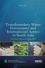 Transboundary Water Governance and International Actors in South Asia: The Ganges-Brahmaputra-Meghna Basin