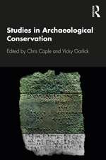 Studies in Archaeological Conservation