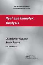 Real and Complex Analysis