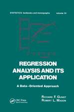 Regression Analysis and its Application: A Data-Oriented Approach