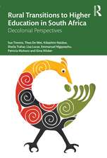 Rural Transitions to Higher Education in South Africa: Decolonial Perspectives