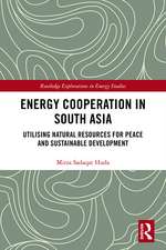 Energy Cooperation in South Asia: Utilizing Natural Resources for Peace and Sustainable Development