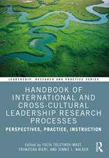 Handbook of International and Cross-Cultural Leadership Research Processes