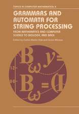 Grammars and Automata for String Processing: From Mathematics and Computer Science to Biology, and Back