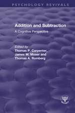 Addition and Subtraction: A Cognitive Perspective