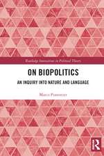 On Biopolitics: An Inquiry into Nature and Language