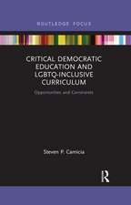 Critical Democratic Education and LGBTQ-Inclusive Curriculum