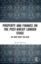 Property and Finance on the Post-Brexit London Stage