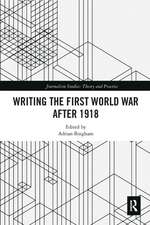 Writing the First World War after 1918