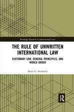 The Rule of Unwritten International Law: Customary Law, General Principles, and World Order