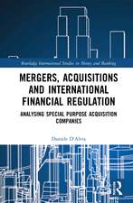 Mergers, Acquisitions and International Financial Regulation: Analysing Special Purpose Acquisition Companies