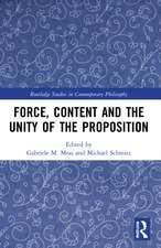 Force, Content and the Unity of the Proposition