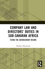 Company Law and Directors’ Duties in Sub-Saharan Africa