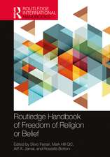 Routledge Handbook of Freedom of Religion or Belief