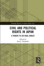 Civil and Political Rights in Japan: A Tribute to Sir Nigel Rodley