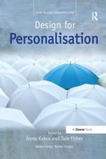 Design for Personalisation