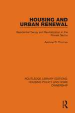 Housing and Urban Renewal