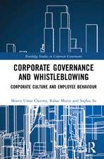 Corporate Governance and Whistleblowing: Corporate Culture and Employee Behaviour