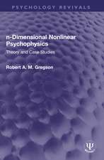 n-Dimensional Nonlinear Psychophysics: Theory and Case Studies