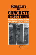 Durability of Concrete Structures: Investigation, repair, protection