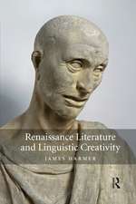 Renaissance Literature and Linguistic Creativity