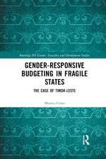 Gender Responsive Budgeting in Fragile States: The Case of Timor-Leste