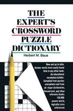 The Expert's Crossword Puzzle Dictionary