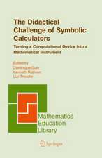 The Didactical Challenge of Symbolic Calculators: Turning a Computational Device into a Mathematical Instrument