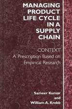 Managing Product Life Cycle in a Supply Chain: Context: A Prescription Based on Empirical Research