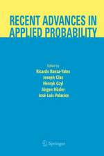 Recent Advances in Applied Probability