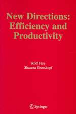 New Directions: Efficiency and Productivity