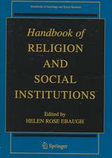 Handbook of Religion and Social Institutions