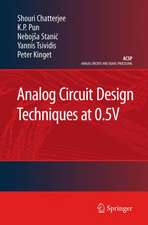 Analog Circuit Design Techniques at 0.5V