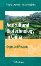 Agricultural Biotechnology in China: Origins and Prospects