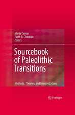 Sourcebook of Paleolithic Transitions: Methods, Theories, and Interpretations