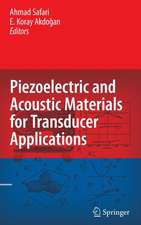 Piezoelectric and Acoustic Materials for Transducer Applications