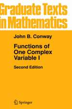 Functions of One Complex Variable I