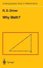 Why Math?