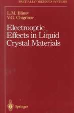 Electrooptic Effects in Liquid Crystal Materials